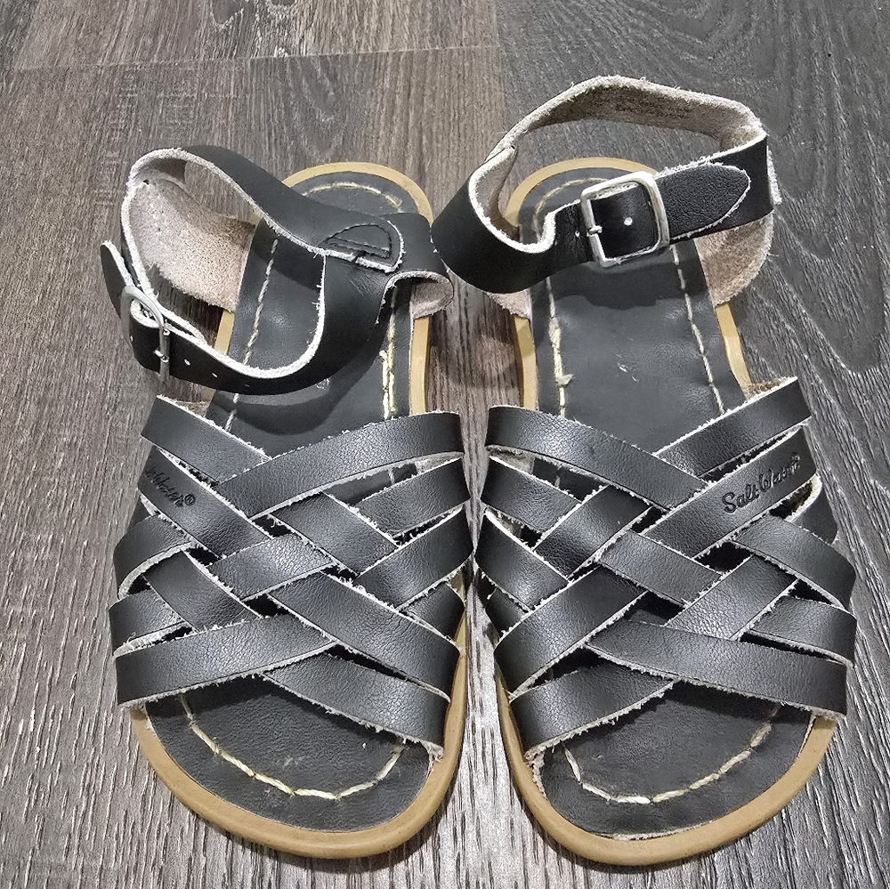 Salt Water Kids Black Sandals